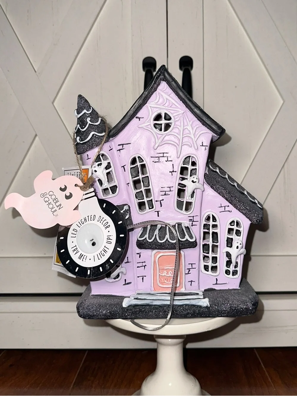 Goblin & Ghoul Lavender Ghost LED Haunted House Halloween Decor
